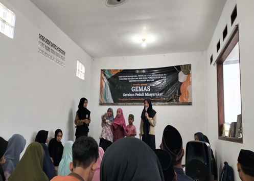 COMMUNITY CARE MOVEMENT ACTIVITIES (GERAKAN PEDULI MASYARAKAT, GEMAS) 2023 AT YASUKA BLIMBING ORPHANAGE IN EFFORTS TO ACHIEVE SUSTAINABLE DEVELOPMENT