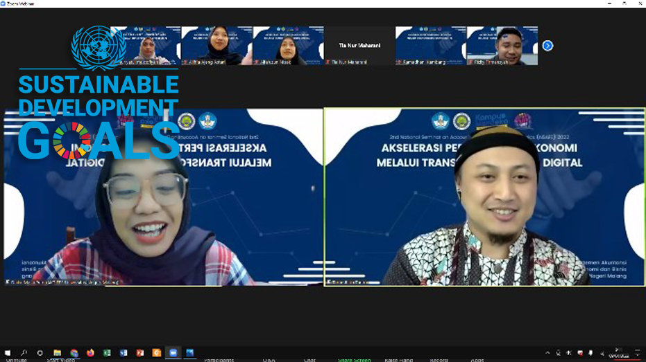 Departemen Akuntansi FEB UM dengan Tarandhika Tantra, S.M.B., M.M. Mendukung Transformasi Bisnis Digital dan Optimalisasi Financial Technology untuk Mewujudkan SDGs 8 & 9