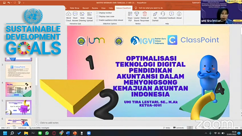 Ketua Ikatan Guru Vokasi Indonesia, Umi Tira Lestari, S.E., M.Ak. Menekankan Peningkatan Kemampuan Critical Thinking, Creative, Collaboration, dan Communication Generasi Muda untuk Menghadapi Tantangan Transformasi Digital Dunia Pendidikan dan Dunia Usaha