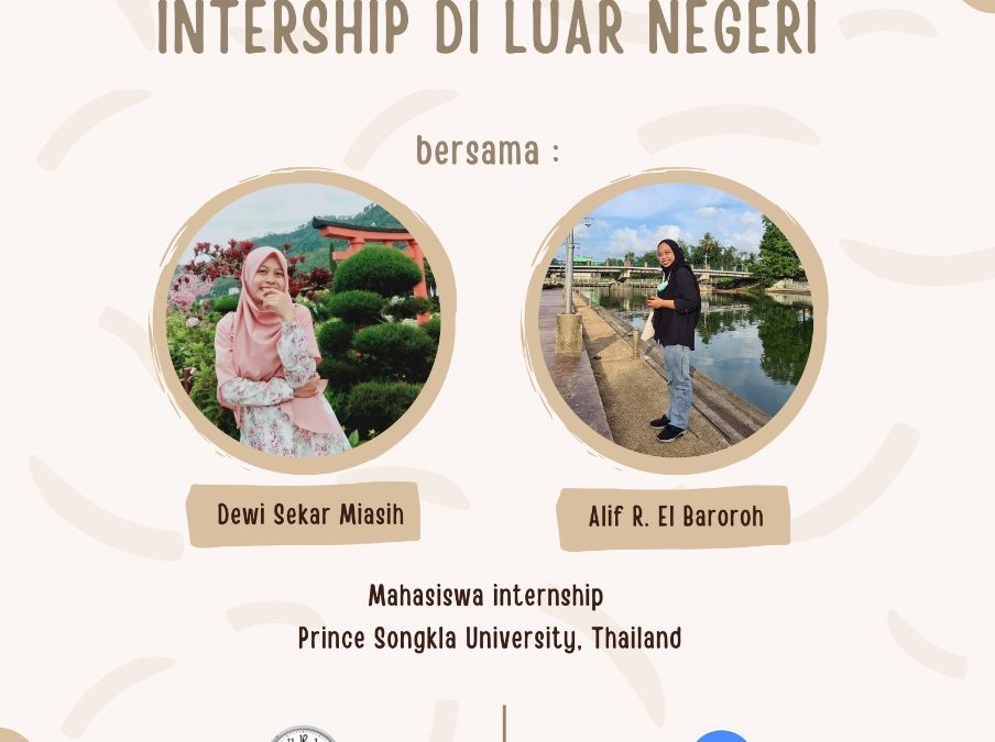 Ikuti kegiatan “OPEN TALK : INTERNSHIP DI LUAR NEGERI”