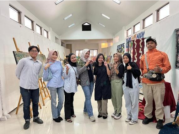 Pameran Karya Skripsi Barong Using Kemiren Banyuwangi sebagai Motif dalam Penciptaan Batik