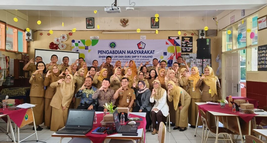 Sinergi Pendidikan: PPG UM Dampingi SMP 9 Malang Terapkan Strategi Deep Learning