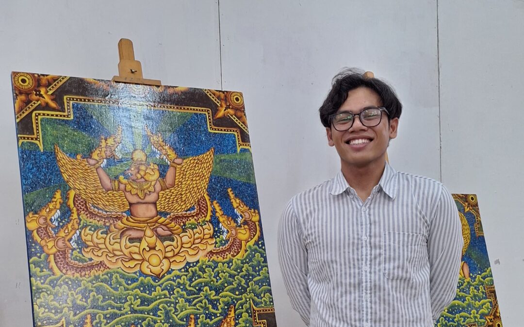 Pameran Karya Skripsi Pertarungan Garudeya dengan Ular Naga sebagai Ide Penciptaan Karya Lukis