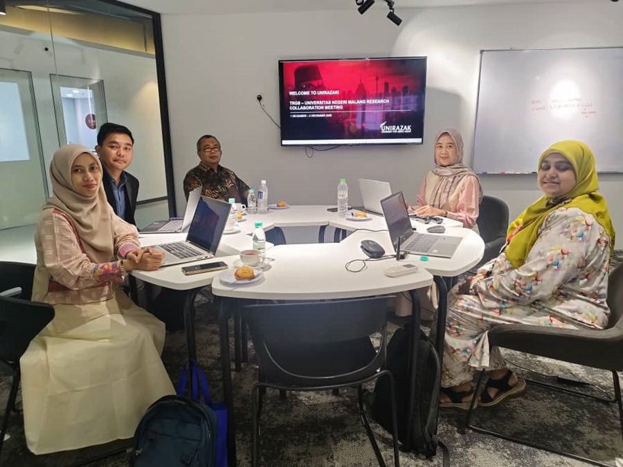 Kolaborasi Publikasi Jurnal Bereputasi dalam Visiting Researcher Program  2025 bersama Pakar di Unirazak Malaysia