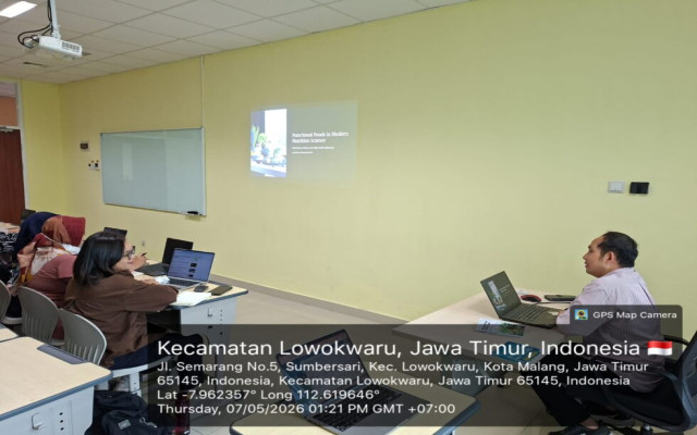 Departemen Biologi FMIPA UM Laksanakan Co-Teaching Functional Foods untuk Memperkuat Kompetensi Doktor dalam Bioprospeksi Sumber Daya Hayati